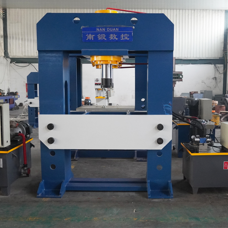 H frame hydraulic press 200 ton for gantry straightening